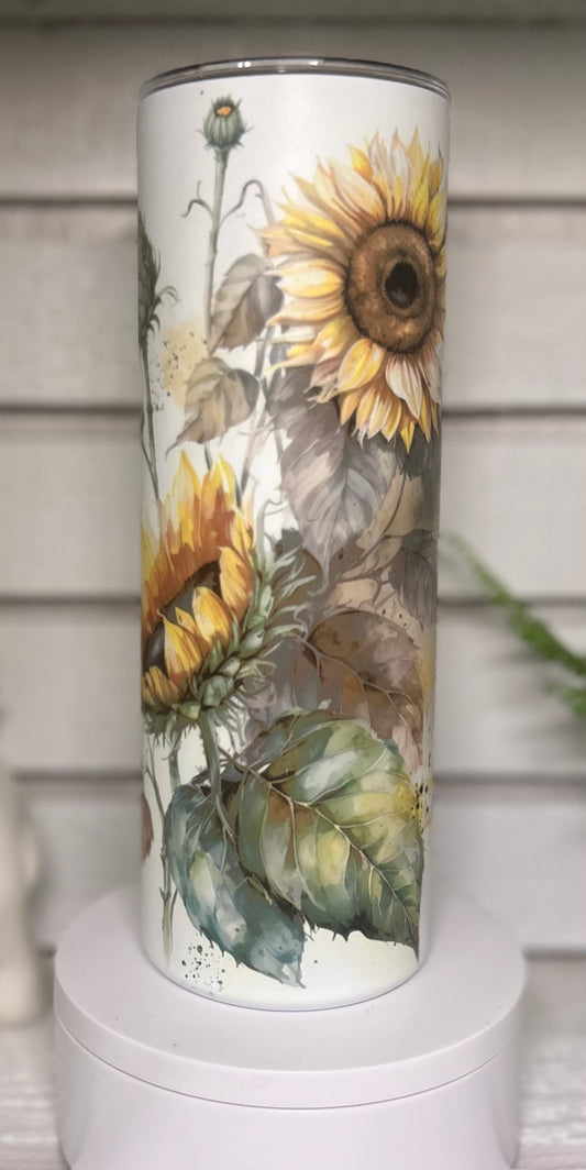 Watercolor Sunflowers